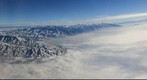 Wide view the inversion over salt lake, looking east