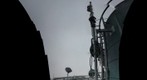 Brian climbs the tower