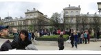 Notre Dame Paris France court yard