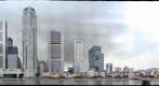 Singapore City Scenes - Boat Quay and CBD across Singapore River