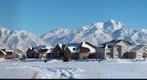 Winter in West Jordan, Utah Sub-division