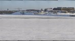 Varbergs Fortress covered with snow