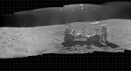 Apollo 16: Young, the Rover, and the View from Station 9