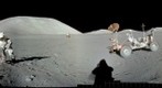 Apollo 17: SEP Deployment and the View Near the Landing Site