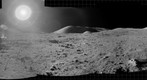 Apollo 17: Cernan at the Rover, and the View from Near Steno Crater