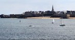 SAINT MALO DEPUIS LA POINTE DU MOULINET A DINARD