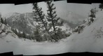 Scary cliff ski day