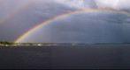 Rainbow at Western Shore, Nova Scotia, Canada