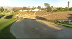 110131 Santa Barbara municipal golf course 16th green view back to creek restoration and tee