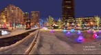 City garden with parts
