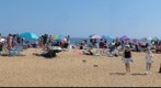 Beach party at Plum Island, Newburyport, MA, USA