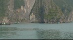 Halong Bay, Vietnam detail of boats
