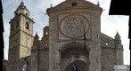 Panoramica de la fachada de la colegiata de talavera