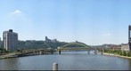 View from the Roberto Clemente Bridge
