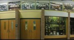 Huntington High Sports Hallway Trophys