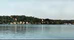 Ratzeburg, Blick ueber den Kuechensee auf St. Georgsberg