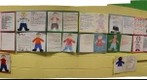 Catholic School in St Louis - art on the wall by students