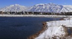 Winter at Daybreak, South Jordan, Utah, USA