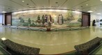 Jesus Mural in Lobby of Mormon Church Headquarters in Salt Lake City, Utah, USA 