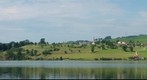 Pont-la-Ville depuis le Lac de la Gruyère