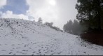 Nieve en el Paisaje Protegido de Las Cumbres, Galdar. Isla de Gran Canaria