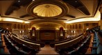 Hawaii Theatre - View from upper deck,  towards the stage (interior)