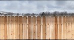 snow a fence...
