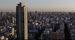 Buenos Aires, sunset and pollution 