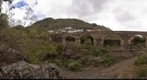 Acueducto desde el Jardin Botanico Viera y Clavijo, Las Palmas de Gran Canaria. Isla de Gran Canaria