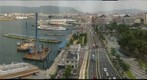 Takamatsu Harbor from 12th floor of ANA Clement Hotel