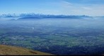 les alpes depuis le jura