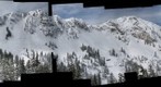 Fantasy Ridge at solitude - check out the insane ski track down the middle of the cliff