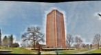 UMass library and surroundings