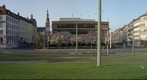Roentgen- und Haugerring treffen sich vor dem Hauptbahnhof