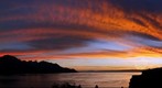 couché de soleil sur montreux 5.8.08