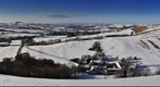 Snowy Panorama over West Dorset