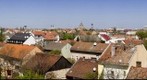Panorama from the Szeged University Library's roof (TIK roof north)