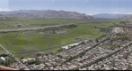 Gyantse view from the top tower of the Dzong fortress in Southern Tibet