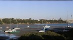 Auckland Harbour Bridge,C.B.D. from Little Shoal Bay.facing East, Northcote point.across to Hern Bay.