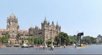 outside CST station , Mumbai