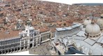 View from San Marco Campanile of Piazza and Basilica 