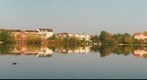 Ratzeburg: 180 Grad - Panarama vom Königsdamm über die Insel bis zur Bäk. Blick vom Bäker Weg über den Domsee.