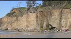 Oregon beach cliffs near Devil's punchbowl