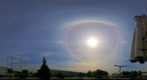 Vostok 1 and solar halo in Moscow