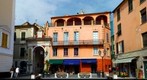Piazza Giuseppe Garibaldi, Finalborgo, Ligurie, Italy