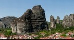Meteora and the village of Kastraki