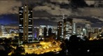 Panorámica nocturna de Bogotá