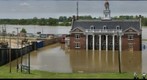 Vicksburg, MS Depot during the "Great Flood of 2011"