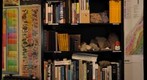 The shelf on the south wall of my office