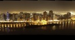 Sharjah Khalid Lagoon by night